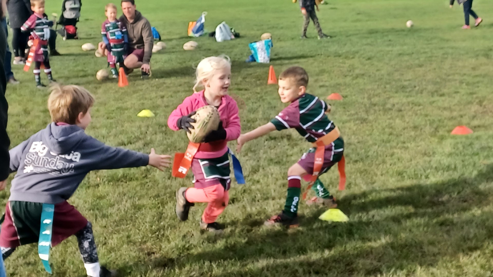 Image of Guildfordians RFC (GRFC) Minis Rugby team located on Stoke Park Guildford